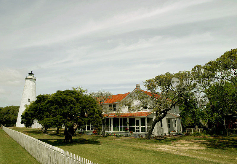 5 . The Ocracoke Lighthouse灯塔